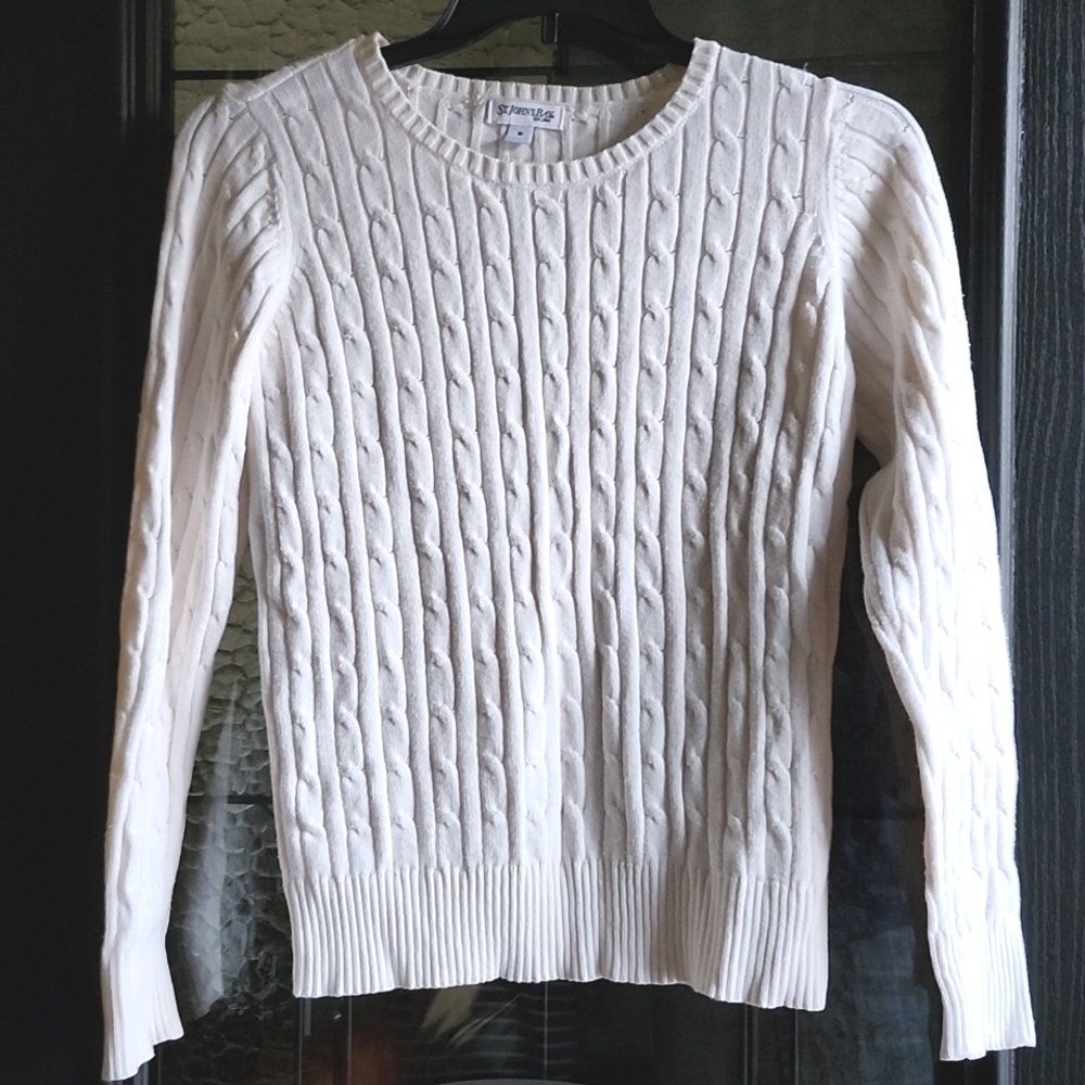 St. John's Bay White Sweater
